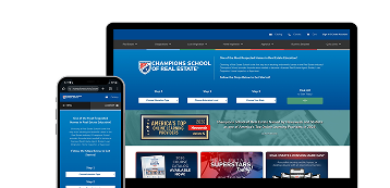 Website vendor advertising mockup